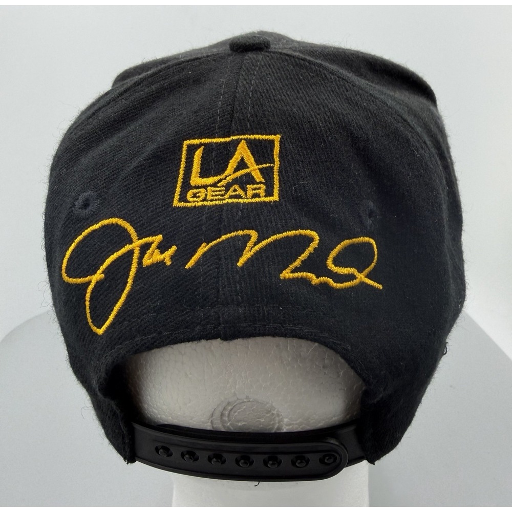 Vintage Joe Montana Super Bowl MVP Hat, Snapback Black NFL Cap, Wool, LA GEAR - Picture 4 of 6